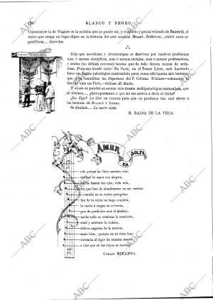 BLANCO Y NEGRO MADRID 28-06-1891 página 14