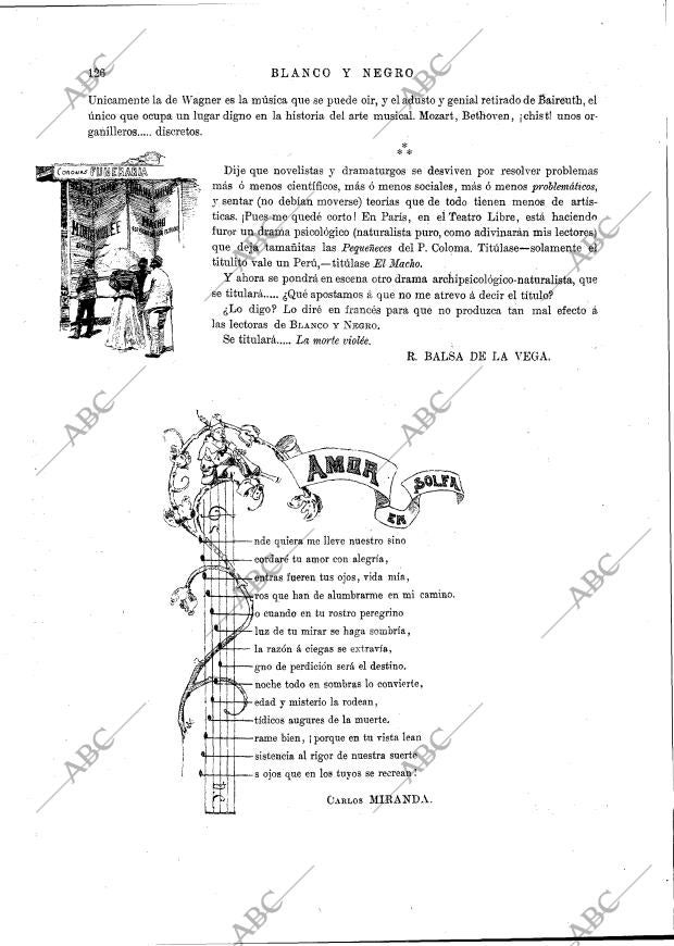 BLANCO Y NEGRO MADRID 28-06-1891 página 14