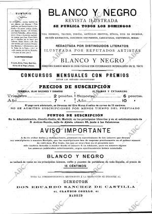 BLANCO Y NEGRO MADRID 28-06-1891 página 16