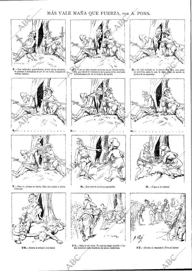 BLANCO Y NEGRO MADRID 05-07-1891 página 12