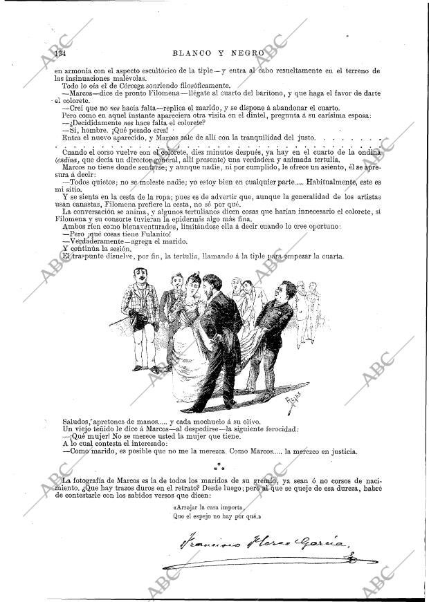 BLANCO Y NEGRO MADRID 05-07-1891 página 6