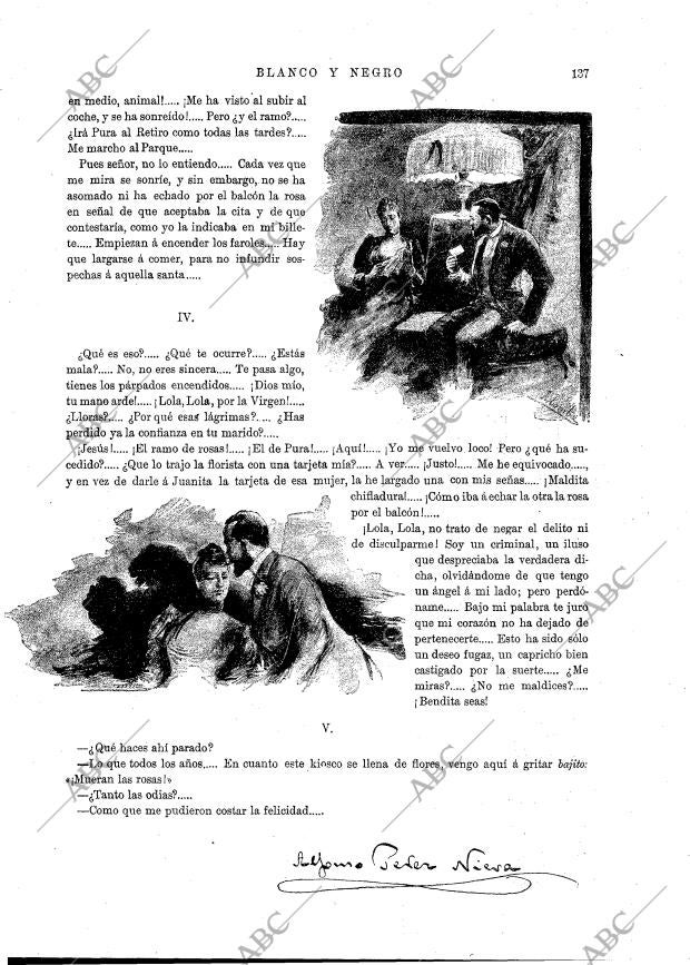 BLANCO Y NEGRO MADRID 05-07-1891 página 9