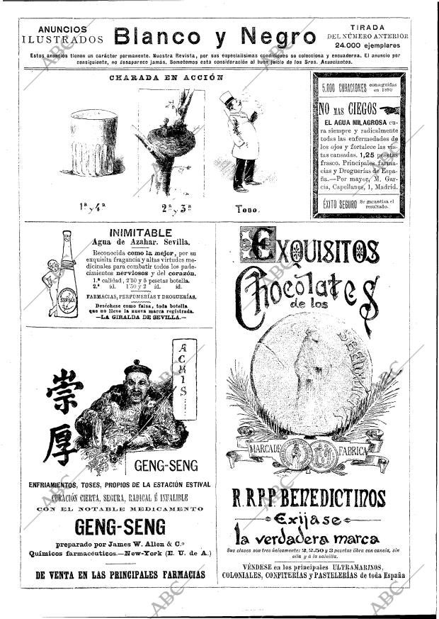BLANCO Y NEGRO MADRID 12-07-1891 página 2