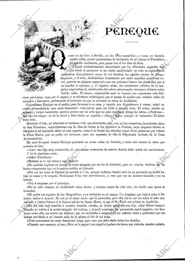 BLANCO Y NEGRO MADRID 12-07-1891 página 6