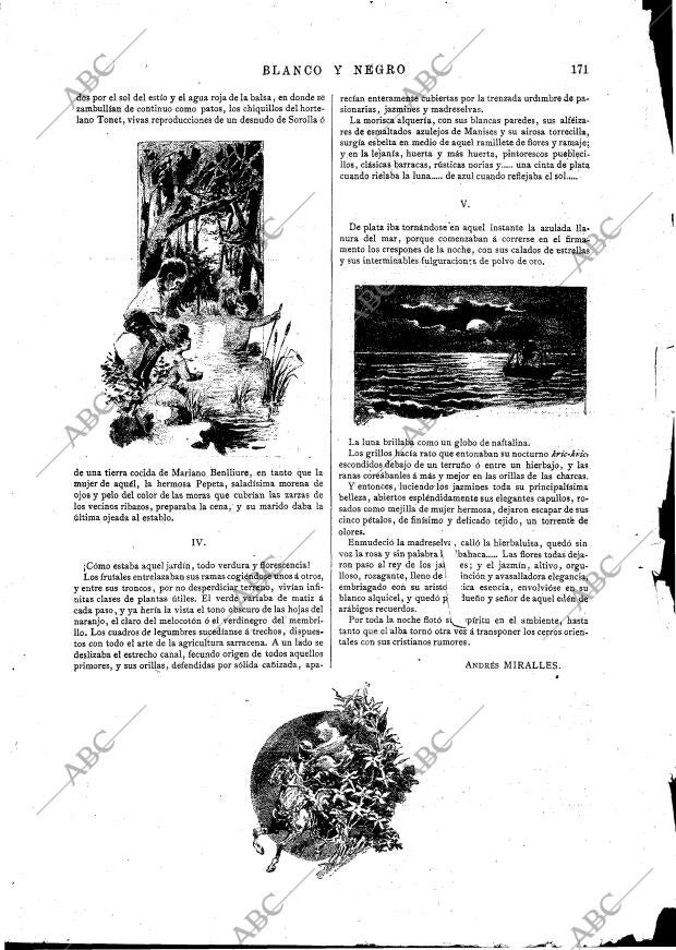 BLANCO Y NEGRO MADRID 19-07-1891 página 11