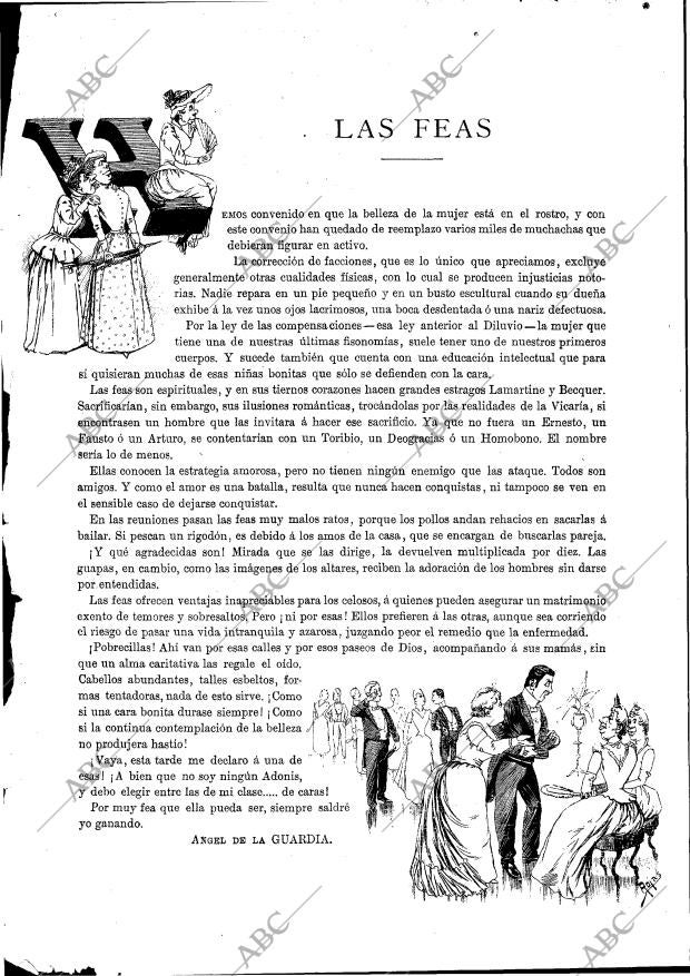 BLANCO Y NEGRO MADRID 19-07-1891 página 14