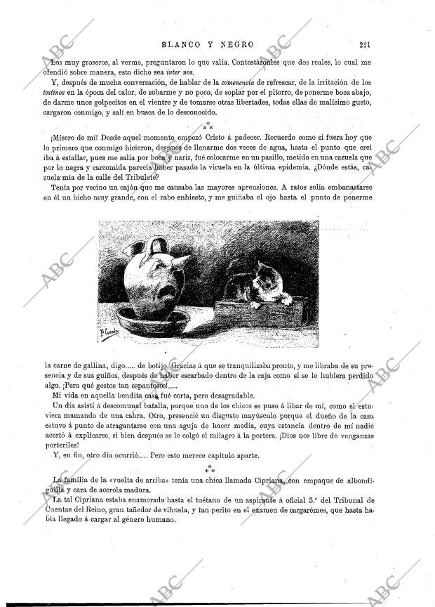 BLANCO Y NEGRO MADRID 09-08-1891 página 13