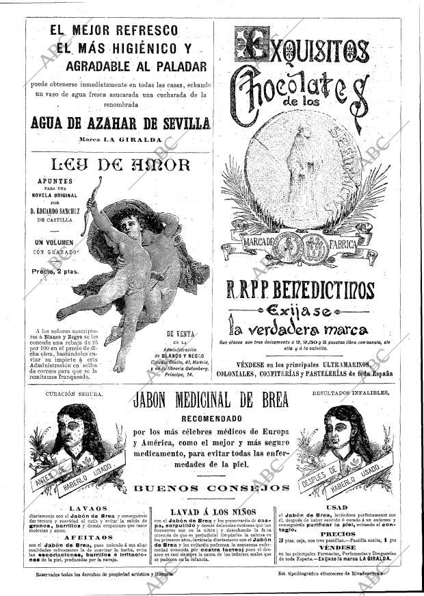 BLANCO Y NEGRO MADRID 09-08-1891 página 16