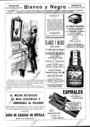 BLANCO Y NEGRO MADRID 16-08-1891 página 2