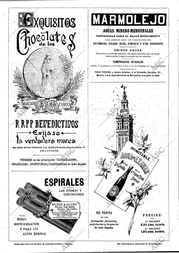 BLANCO Y NEGRO MADRID 23-08-1891 página 16