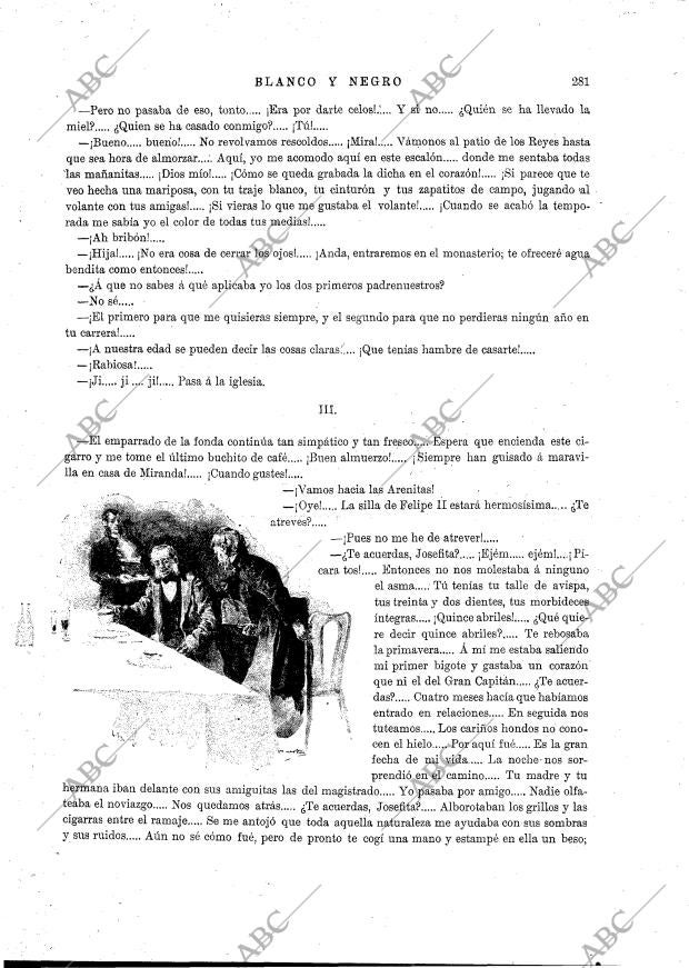 BLANCO Y NEGRO MADRID 06-09-1891 página 9