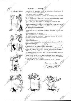 BLANCO Y NEGRO MADRID 13-09-1891 página 14