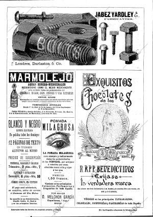 BLANCO Y NEGRO MADRID 13-09-1891 página 16
