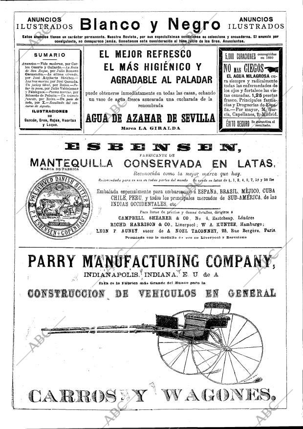 BLANCO Y NEGRO MADRID 13-09-1891 página 2
