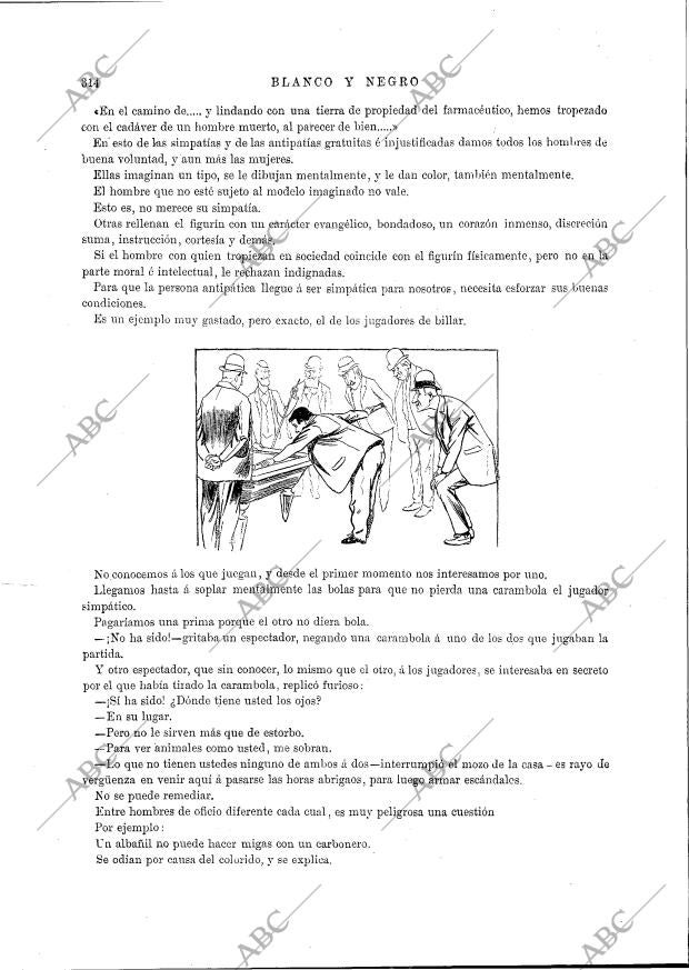 BLANCO Y NEGRO MADRID 20-09-1891 página 10