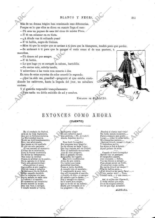 BLANCO Y NEGRO MADRID 20-09-1891 página 11