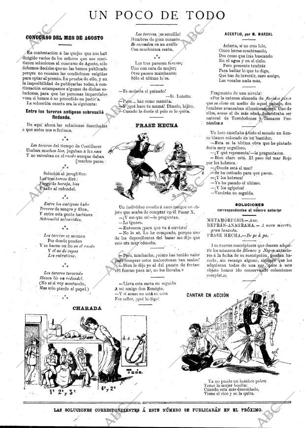 BLANCO Y NEGRO MADRID 20-09-1891 página 15