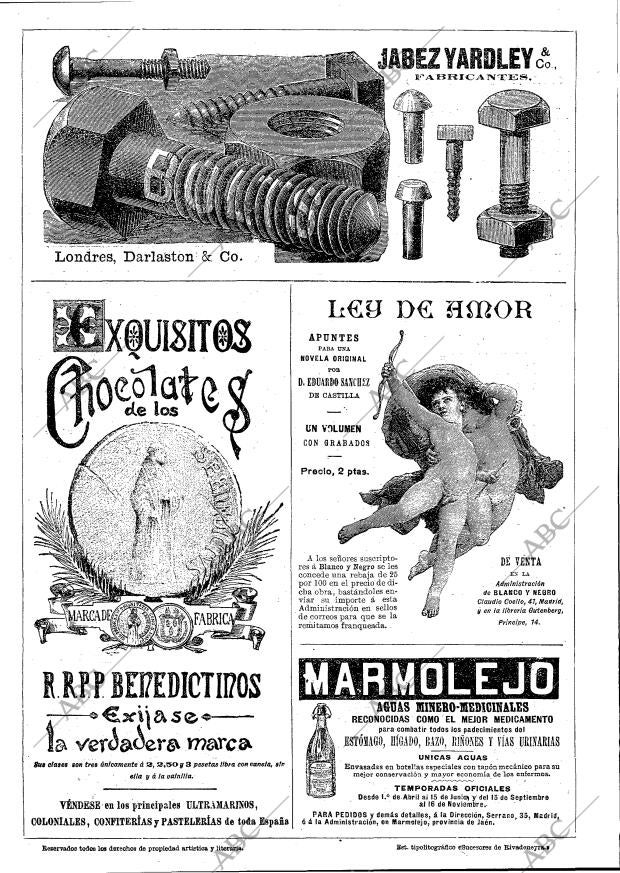 BLANCO Y NEGRO MADRID 20-09-1891 página 16