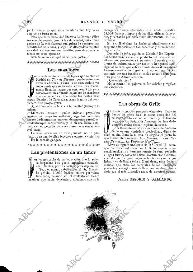 BLANCO Y NEGRO MADRID 20-09-1891 página 4
