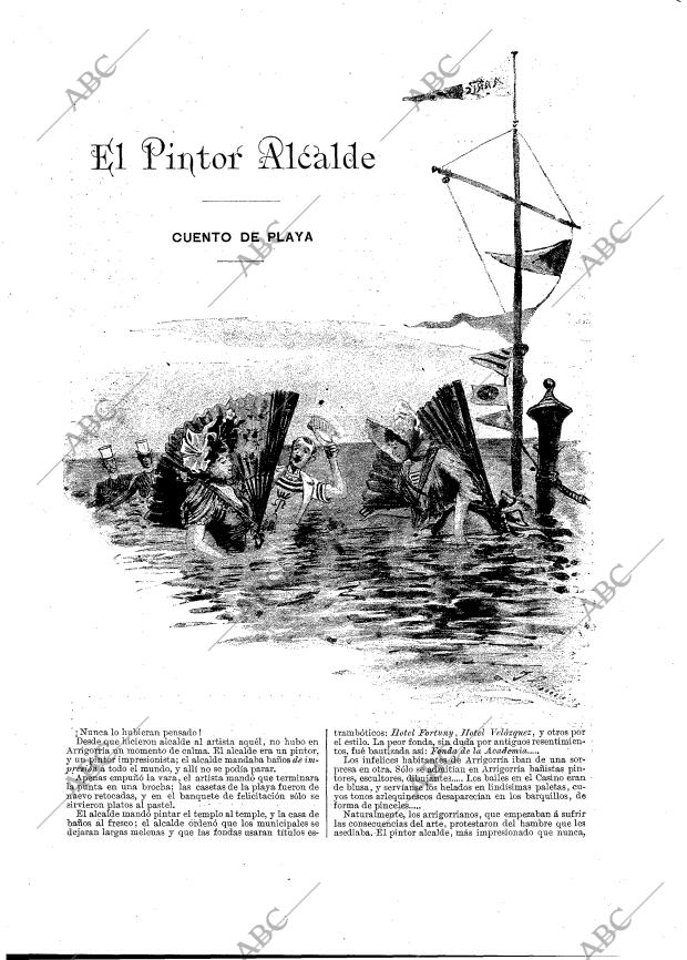 BLANCO Y NEGRO MADRID 27-09-1891 página 5