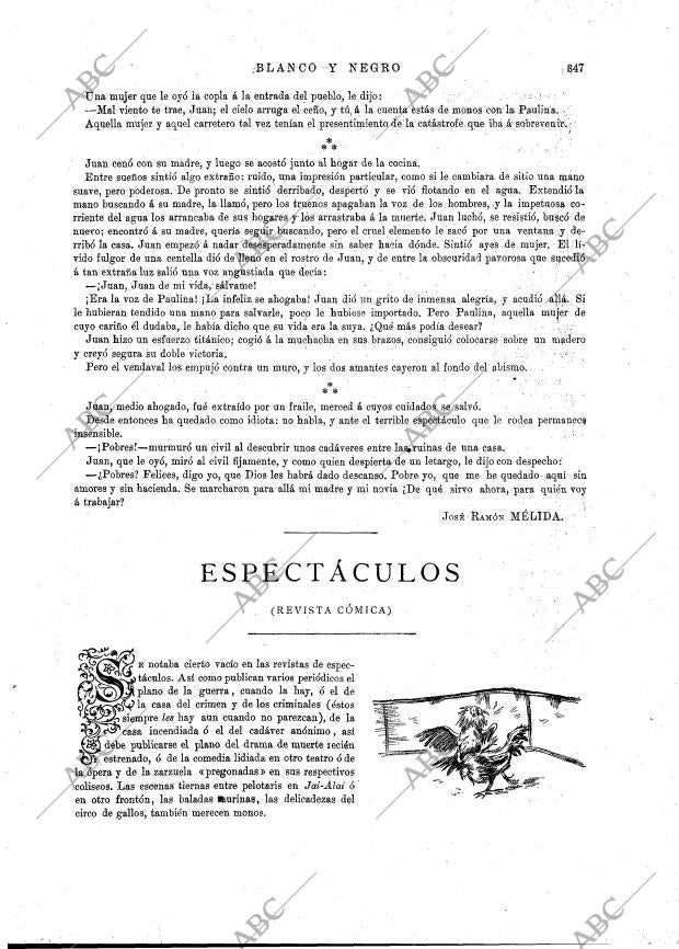 BLANCO Y NEGRO MADRID 04-10-1891 página 11