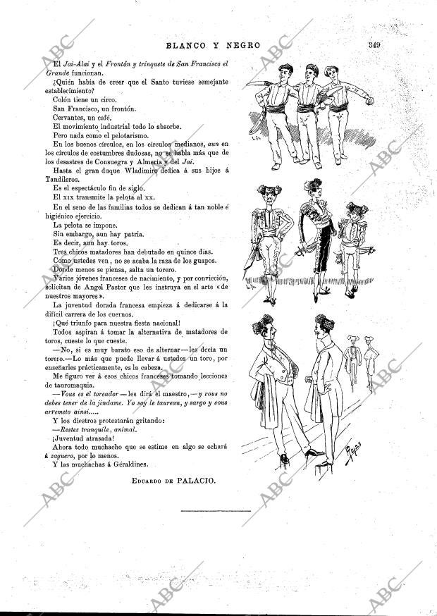 BLANCO Y NEGRO MADRID 04-10-1891 página 13