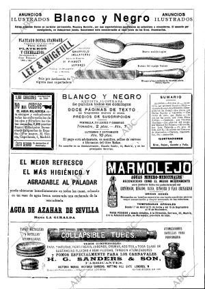 BLANCO Y NEGRO MADRID 11-10-1891 página 2