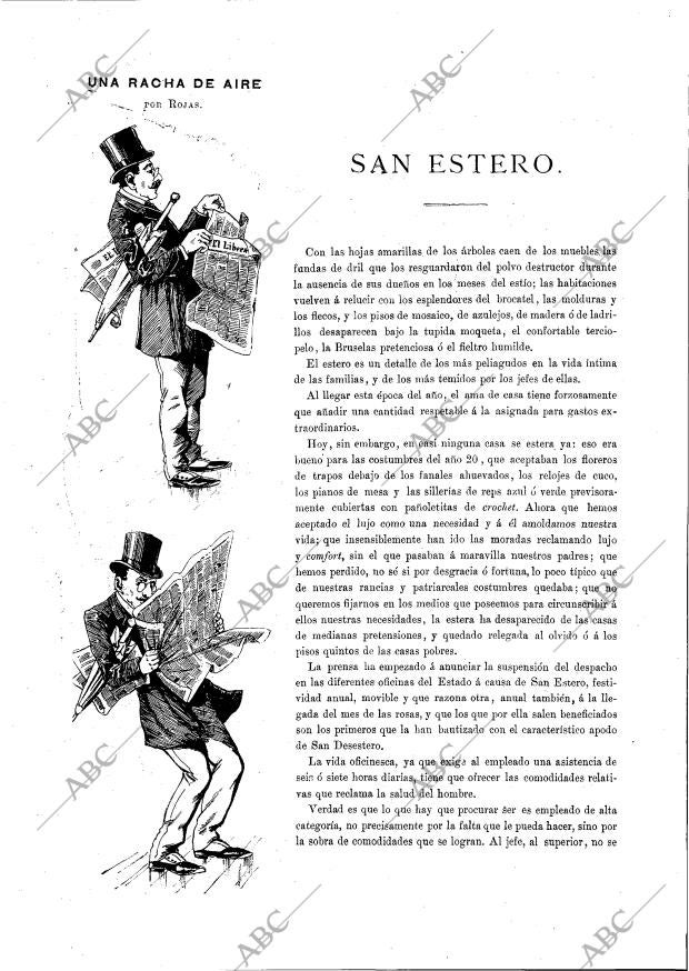 BLANCO Y NEGRO MADRID 11-10-1891 página 6