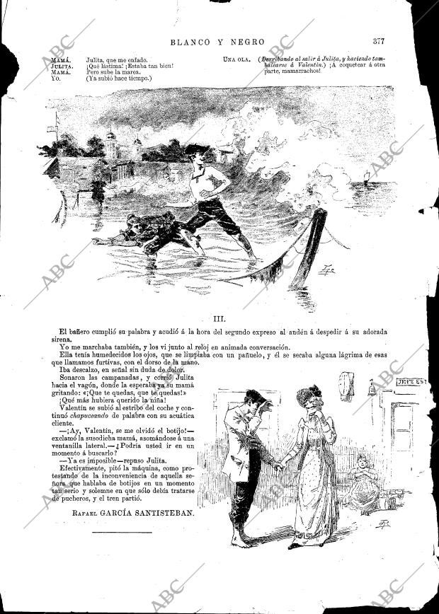 BLANCO Y NEGRO MADRID 18-10-1891 página 9