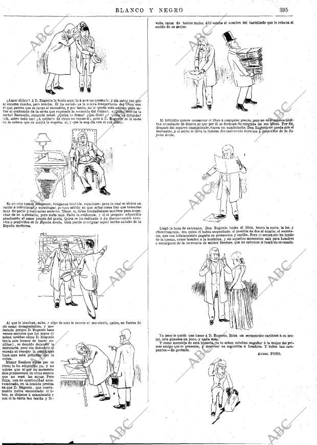 BLANCO Y NEGRO MADRID 25-10-1891 página 11
