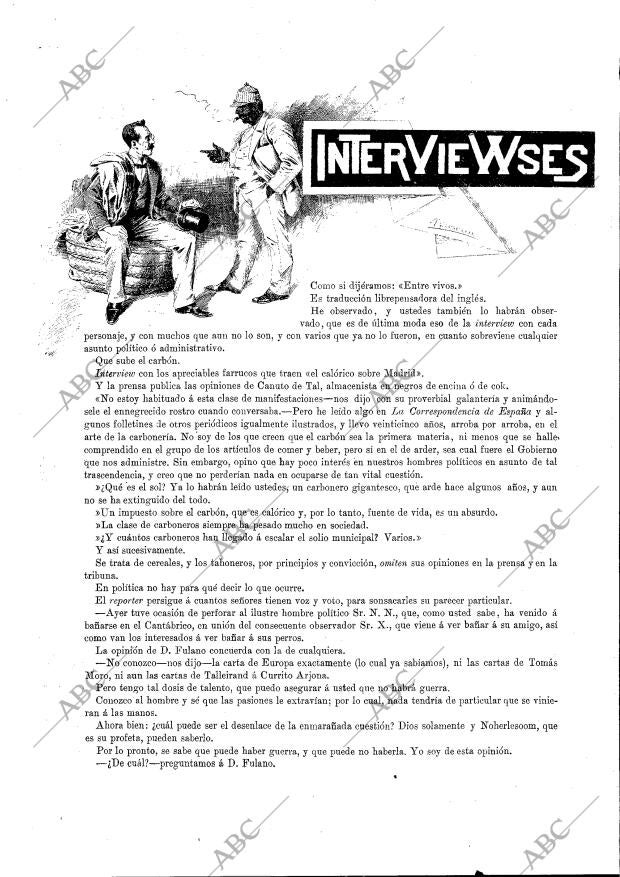 BLANCO Y NEGRO MADRID 25-10-1891 página 12