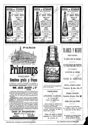 BLANCO Y NEGRO MADRID 25-10-1891 página 16