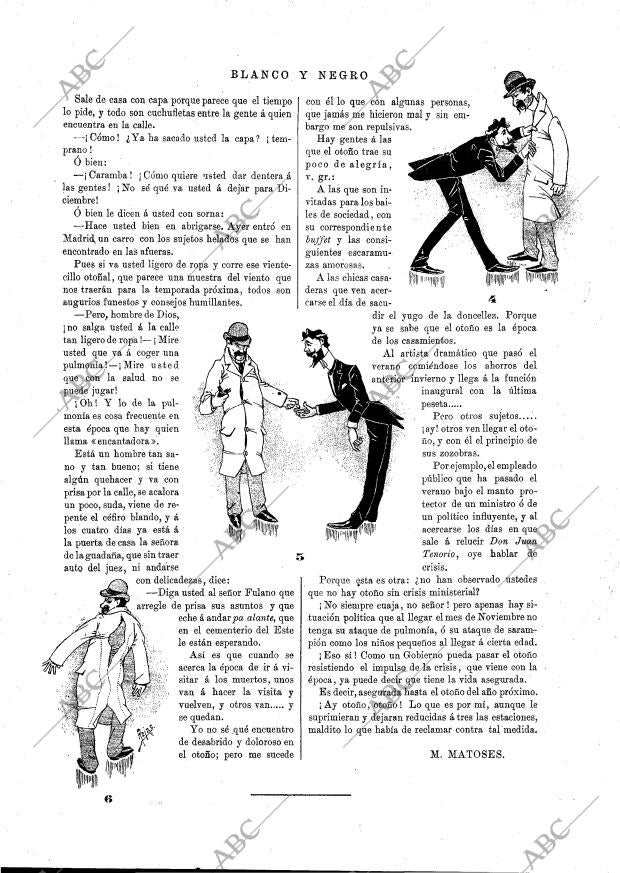 BLANCO Y NEGRO MADRID 25-10-1891 página 5