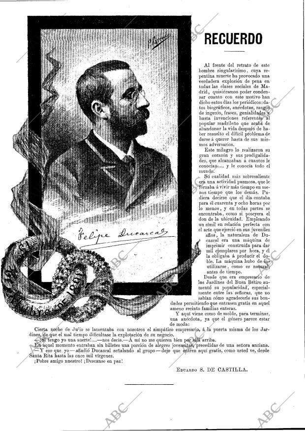 BLANCO Y NEGRO MADRID 25-10-1891 página 6