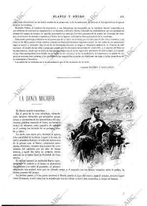 BLANCO Y NEGRO MADRID 01-11-1891 página 11