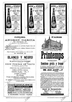 BLANCO Y NEGRO MADRID 01-11-1891 página 16