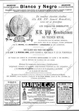 BLANCO Y NEGRO MADRID 01-11-1891 página 2