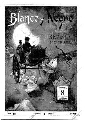 BLANCO Y NEGRO MADRID 08-11-1891 página 1