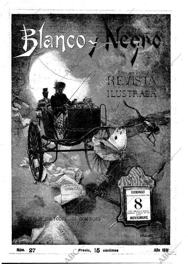BLANCO Y NEGRO MADRID 08-11-1891 página 1