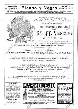 BLANCO Y NEGRO MADRID 08-11-1891 página 2