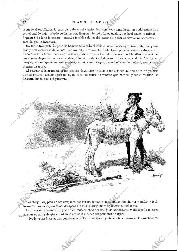 BLANCO Y NEGRO MADRID 08-11-1891 página 4