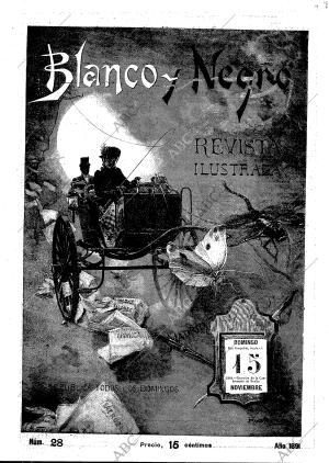BLANCO Y NEGRO MADRID 15-11-1891 página 1