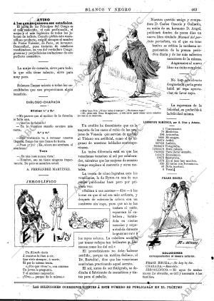 BLANCO Y NEGRO MADRID 22-11-1891 página 15