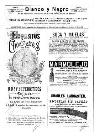 BLANCO Y NEGRO MADRID 22-11-1891 página 2