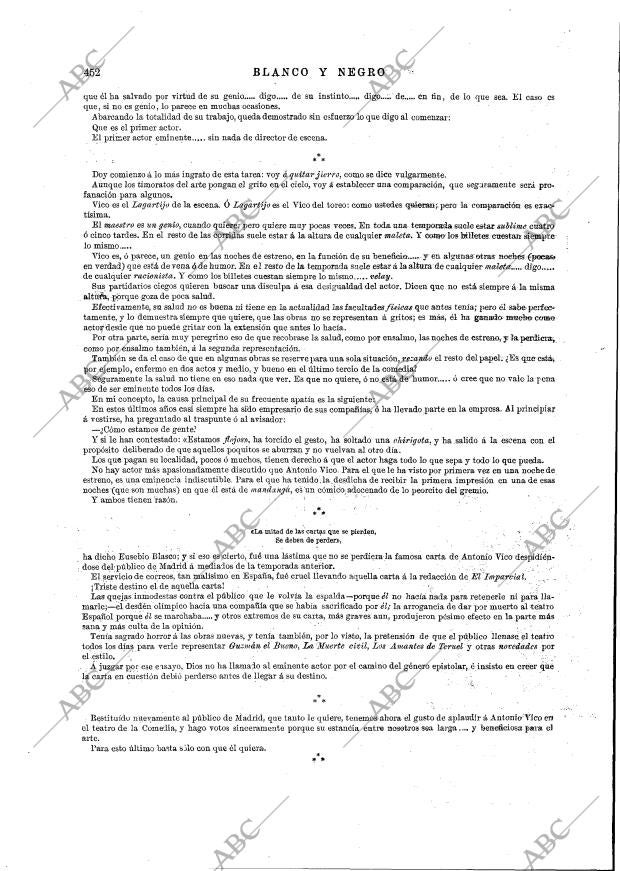 BLANCO Y NEGRO MADRID 22-11-1891 página 4