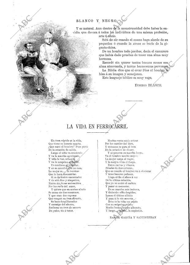 BLANCO Y NEGRO MADRID 22-11-1891 página 8