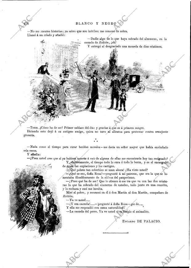 BLANCO Y NEGRO MADRID 29-11-1891 página 12