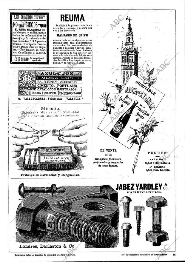 BLANCO Y NEGRO MADRID 29-11-1891 página 16