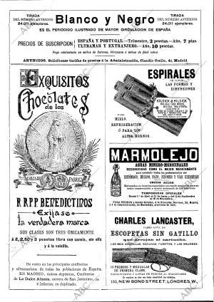 BLANCO Y NEGRO MADRID 29-11-1891 página 2