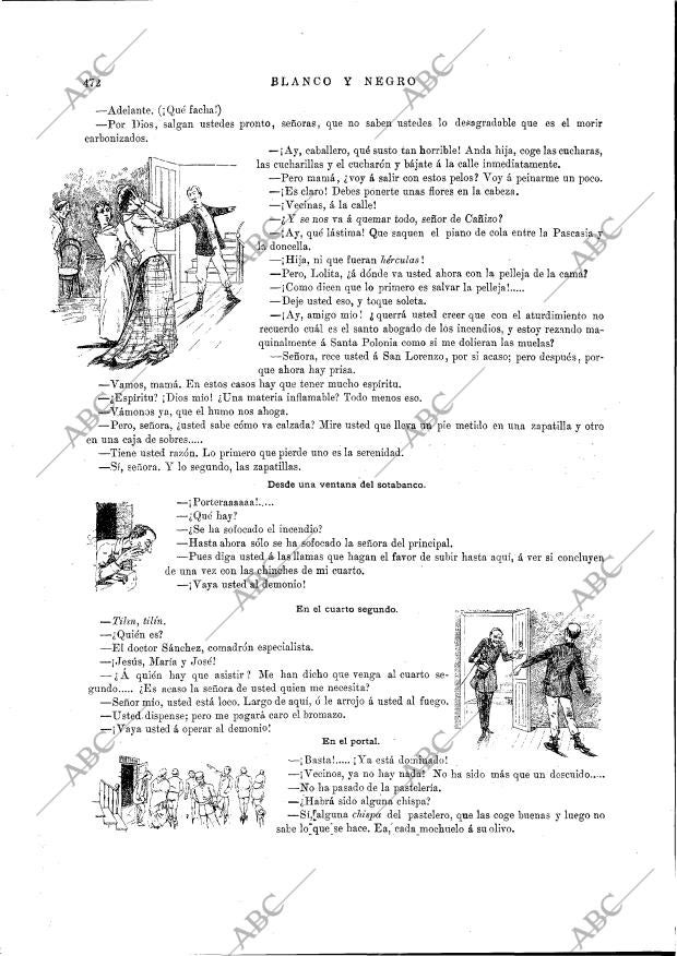 BLANCO Y NEGRO MADRID 29-11-1891 página 8